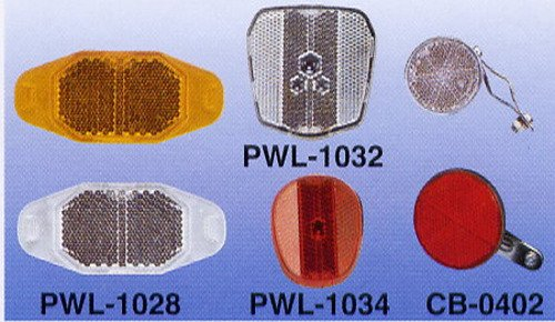 PWL-1028 Front & Rear Reflector, Spoke Reflector